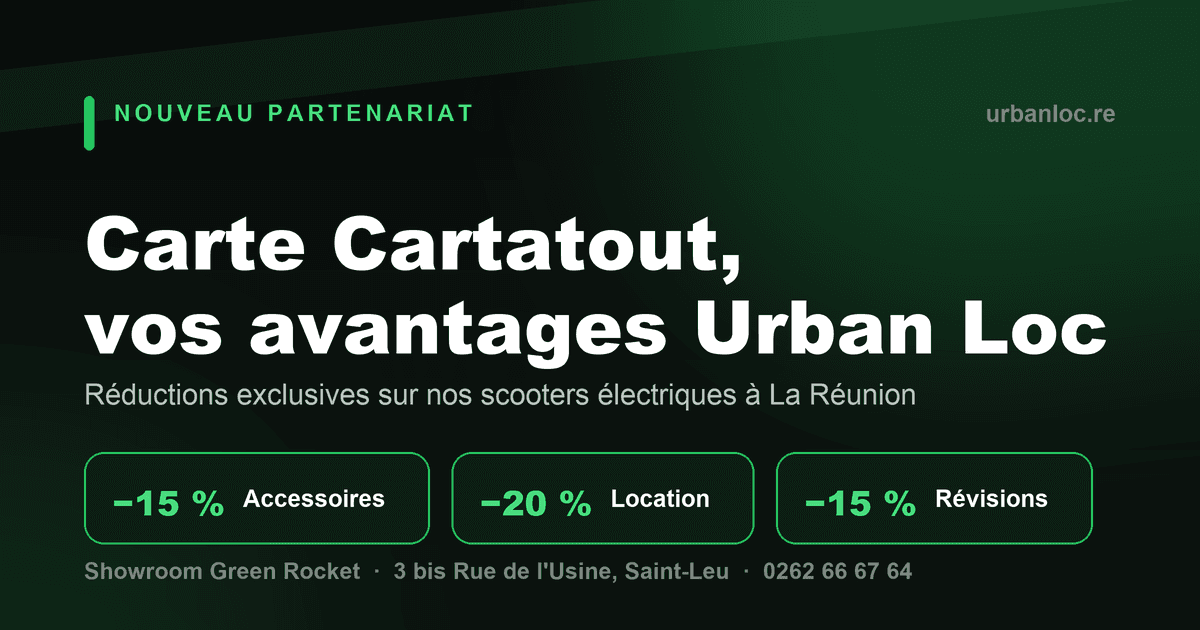 Carte Cartatout à La Réunion : jusqu'à -20 % chez Urban Loc