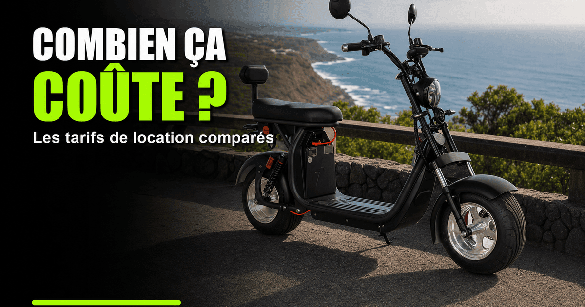 Prix d'une location de scooter à La Réunion : les tarifs comparés (2026)